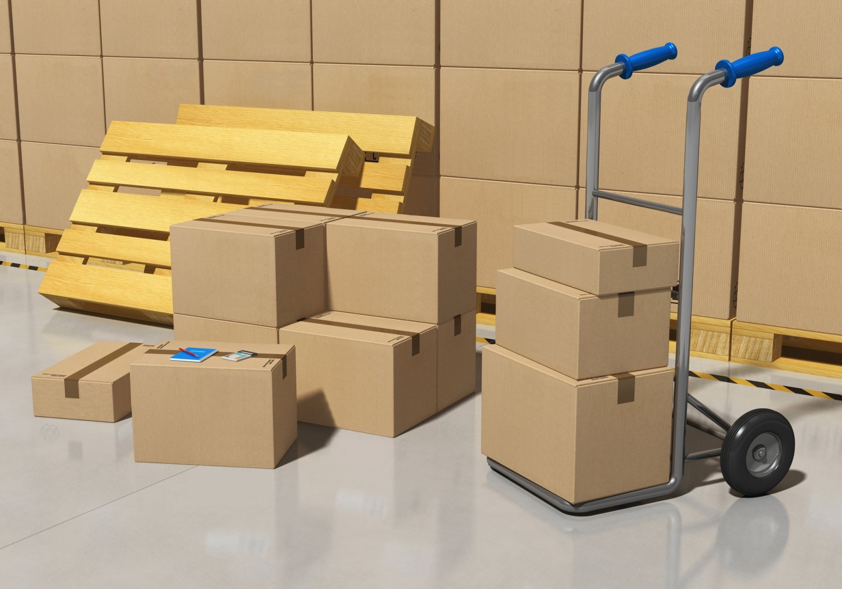 Перевозка и хранение грузов. Коробки на складе. Упаковка для транспортировки. Картонные коробки склад.